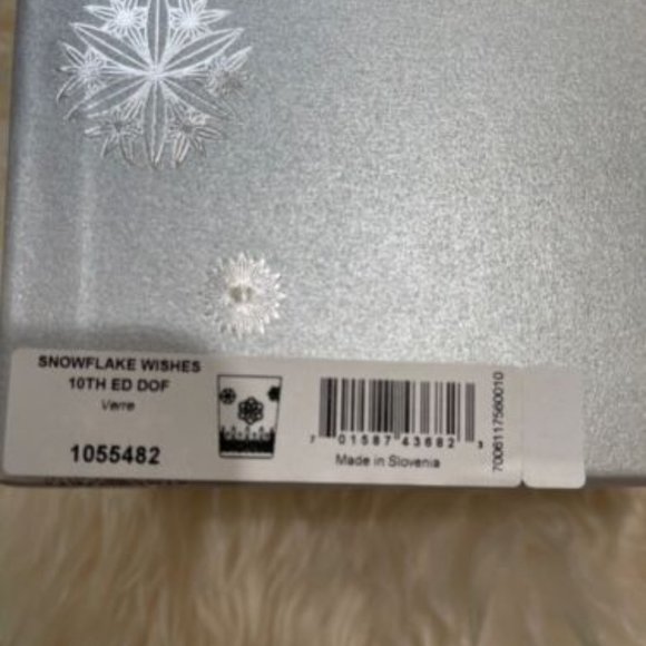 2020 Waterford Snowflake Wishes Love DOF Glass Tumbler 10th Anniversary Edition - Picture 3 of 4